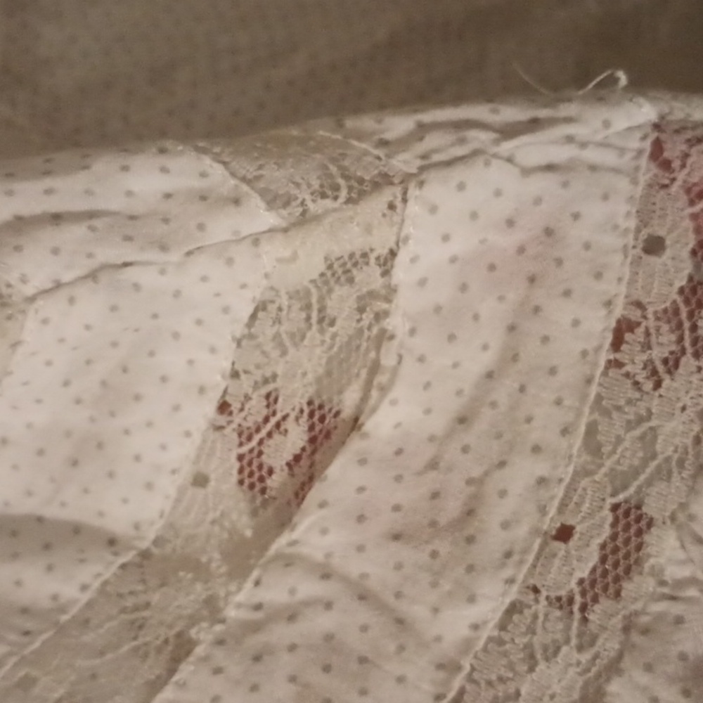 Free People Intimately White Voile Lace Trapeze Mini Slip Dress XS - Picture 5 of 8